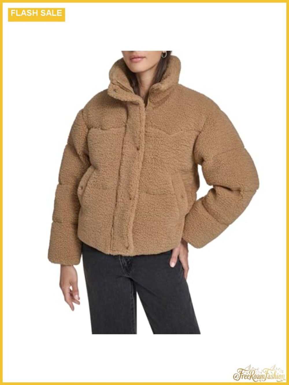 Levi's Western Puffer Jacket Sherpa Lined Insulated Coat
